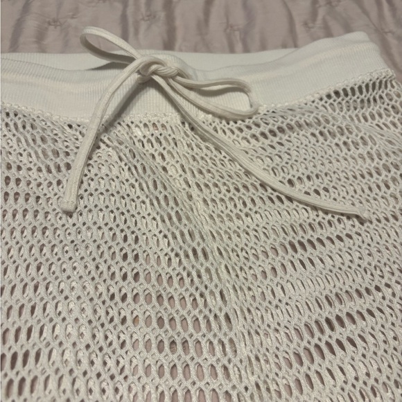 Shade & Shore Beige Crochet Knit Pants - Picture 4 of 8